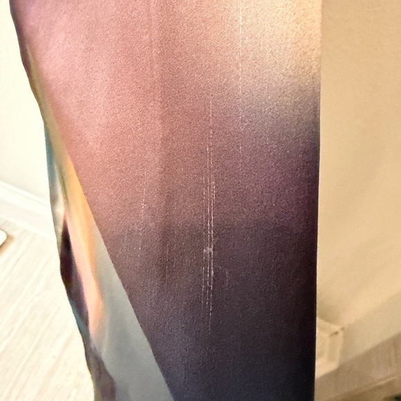 Reformation Multicolor Abstract Blur Frankie Maxi Dress - Picture 8 of 9